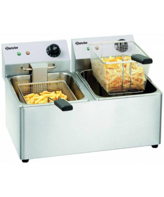 Frytownica Podwójna 2x8L Bartscher SNACK IV - Profesjonalna