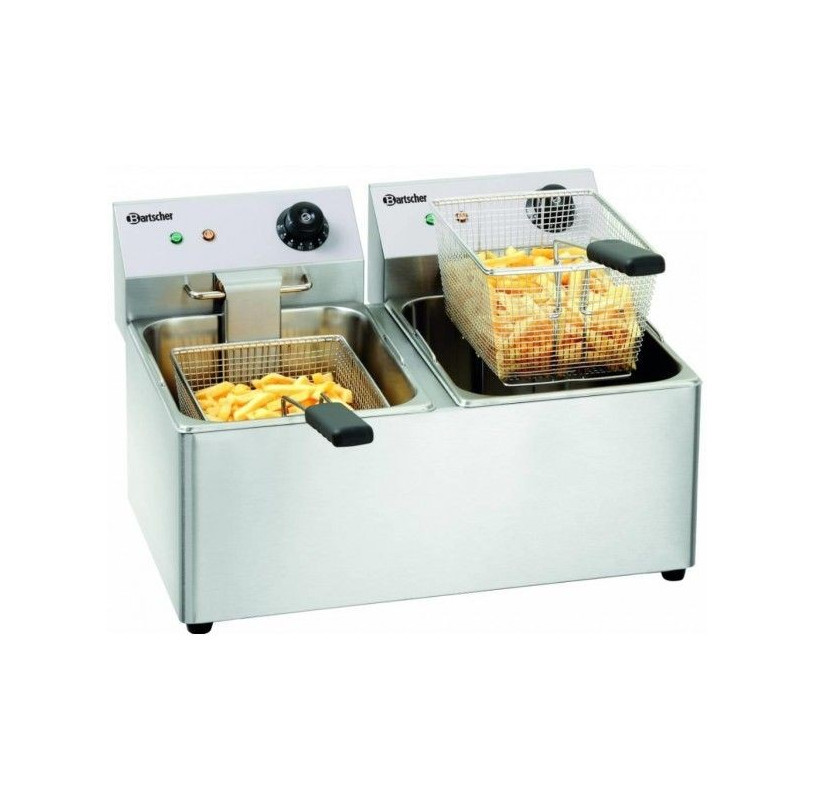 Frytownica Podwójna 2x8L Bartscher SNACK IV - Profesjonalna