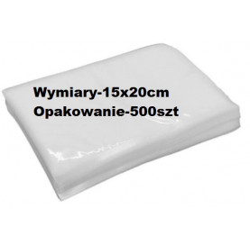 Worki PA/PE 15x20 do pakowania próżniowego - 500 szt.