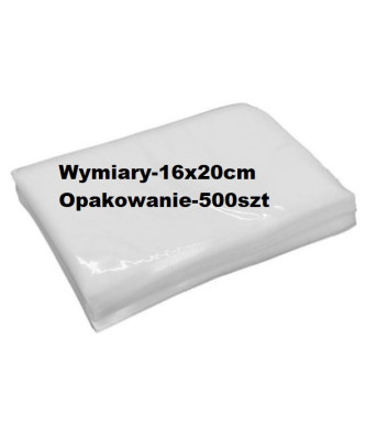 Worki PA/PE 16x20 500szt - Pakowanie Próżniowe