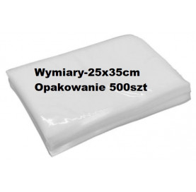 Worki PA/PE 25x35 do Pakowania Próżniowego 500 szt.