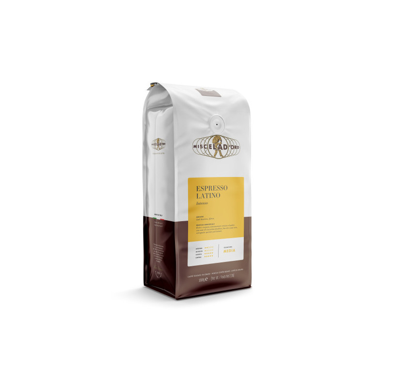 Kawa Espresso Latino Miscela D'Oro 1kg - Wyrazisty Aromat